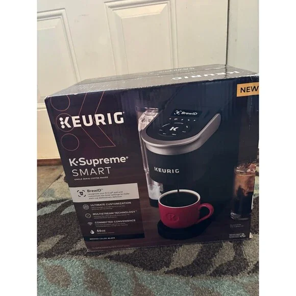 Keurig K-Supreme Smart Single Serve Coffee Maker in Black. RETAILS $119 - Picture 5 of 8
